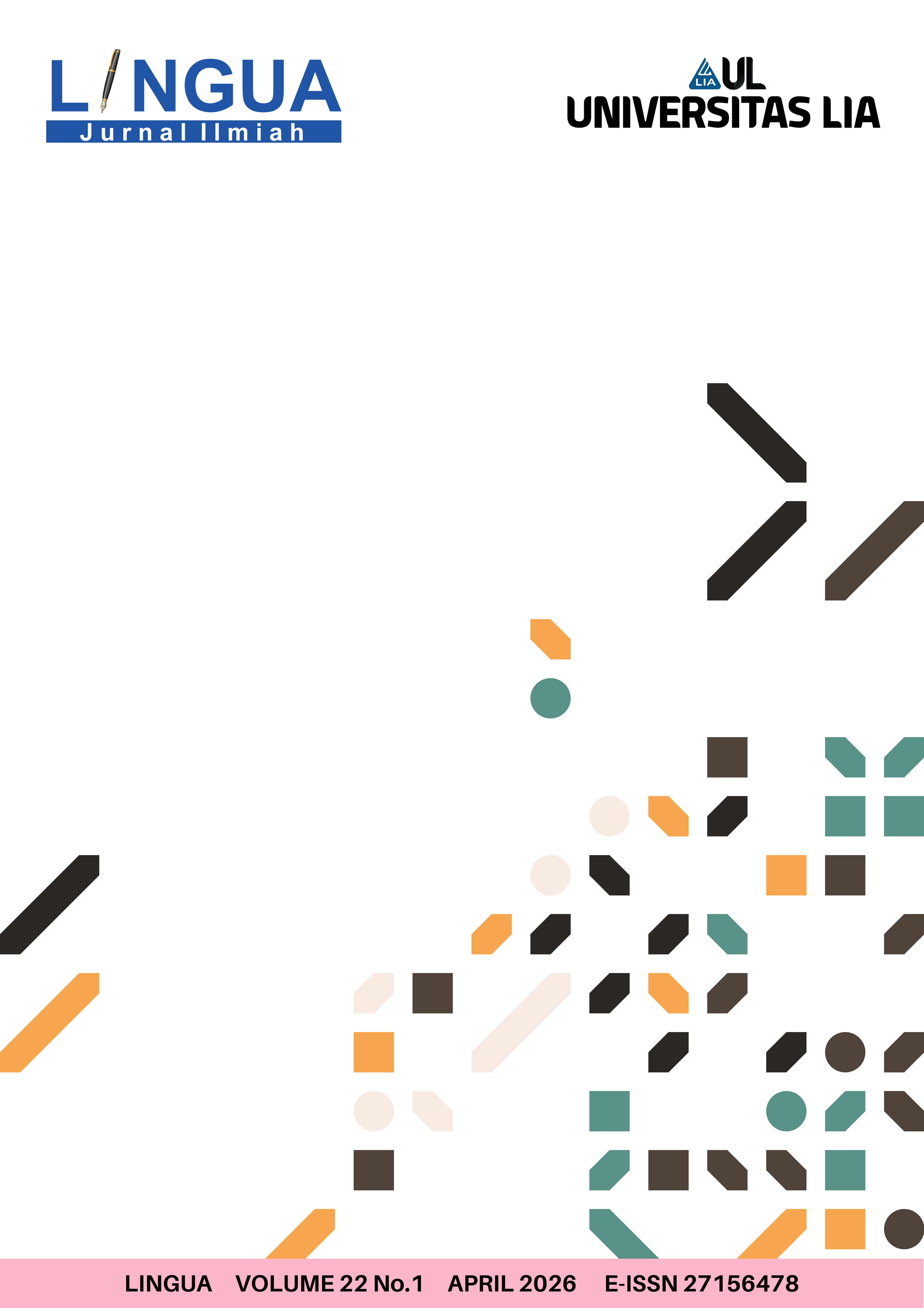 					View Vol. 22 No. 1 (2026): Lingua: Jurnal Ilmiah
				